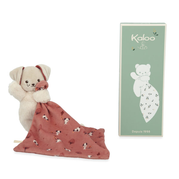 Kaloo - Knuffeldoek hond rood - Afbeelding 2