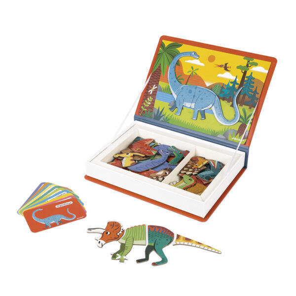 Janod - Magneetboek Dinosaurus - Afbeelding 2