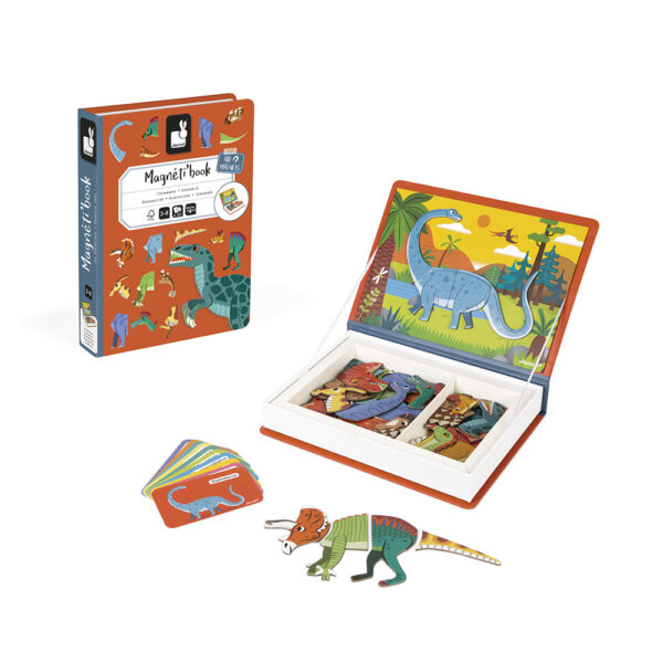 Janod - Magneetboek Dinosaurus - Afbeelding 3