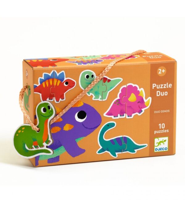 Djeco - Puzzel duo dino's