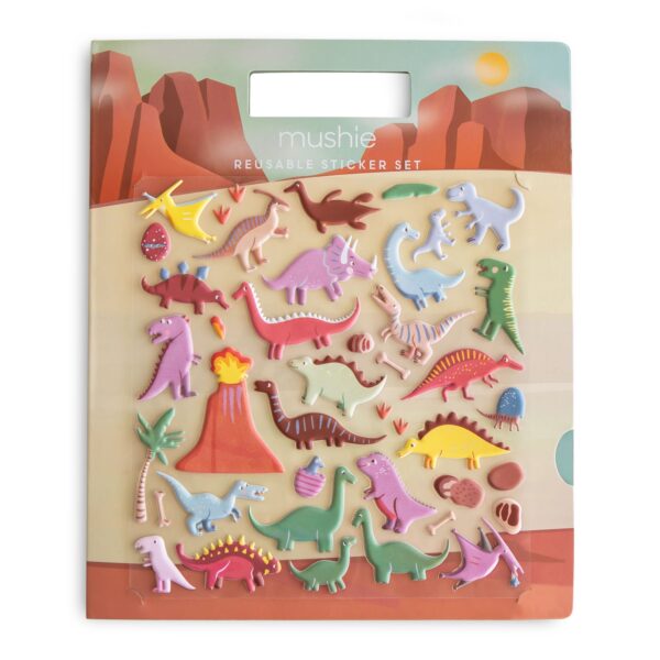 Mushie - Stickerboek Dino's