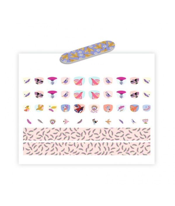 Djeco - Nagelstickers veren - Afbeelding 2