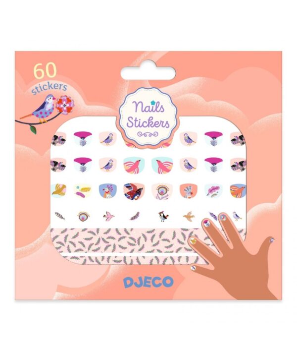 Djeco - Nagelstickers veren