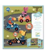 Djeco - stickerboek auto's