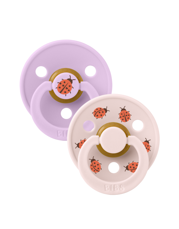 BIBS - Studio 2 pack Violet - Lieveheersbeestjes maat 1 - Afbeelding 2