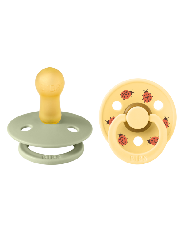 BIBS - Studio 2 pack Sage - Lieveheersbeestje maat 2