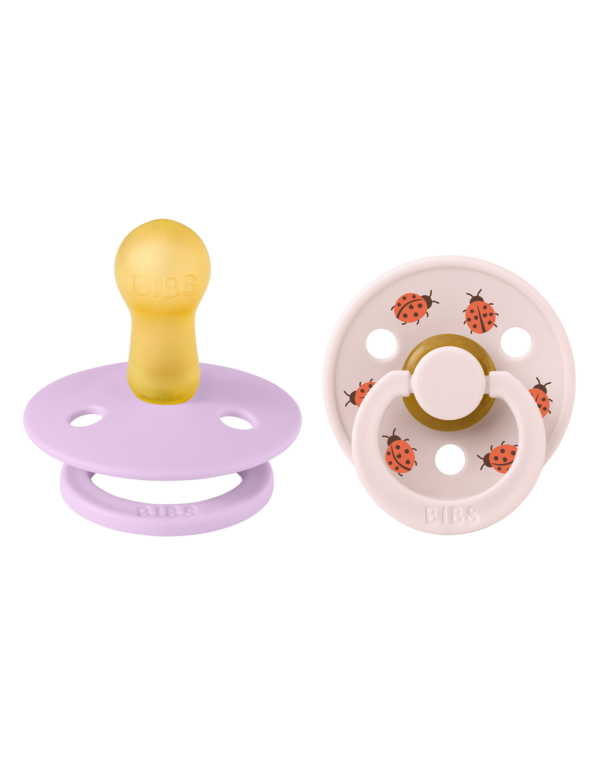 BIBS - Studio 2 pack Violet - Lieveheersbeestjes maat 1
